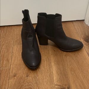 Aquatalia Black Ankle Booties